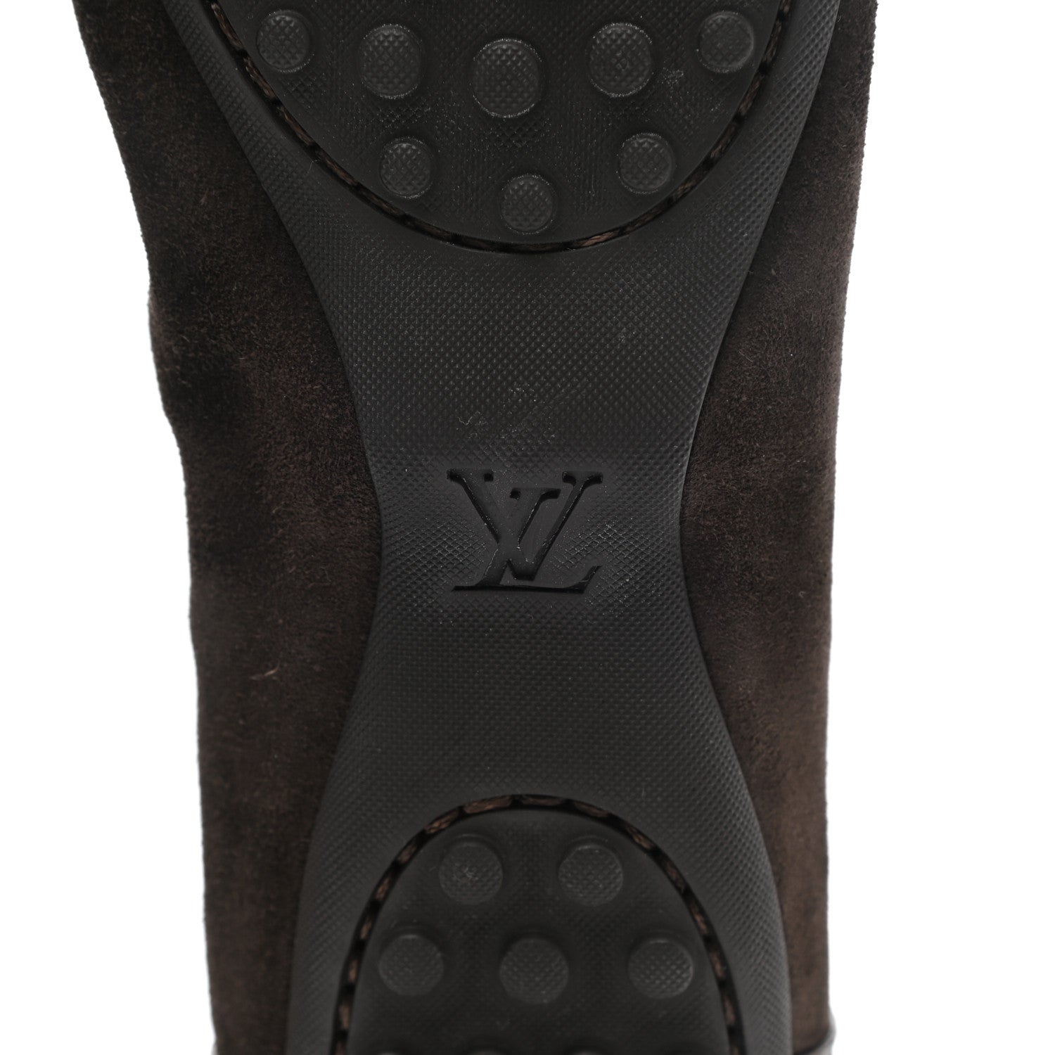 Louis Vuitton Suede Lovely Ballet Flats 37 Brown 6 of 8