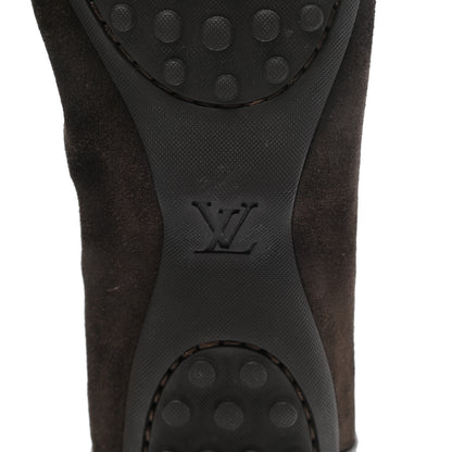 Louis Vuitton Suede Lovely Ballet Flats 37 Brown 6 of 8