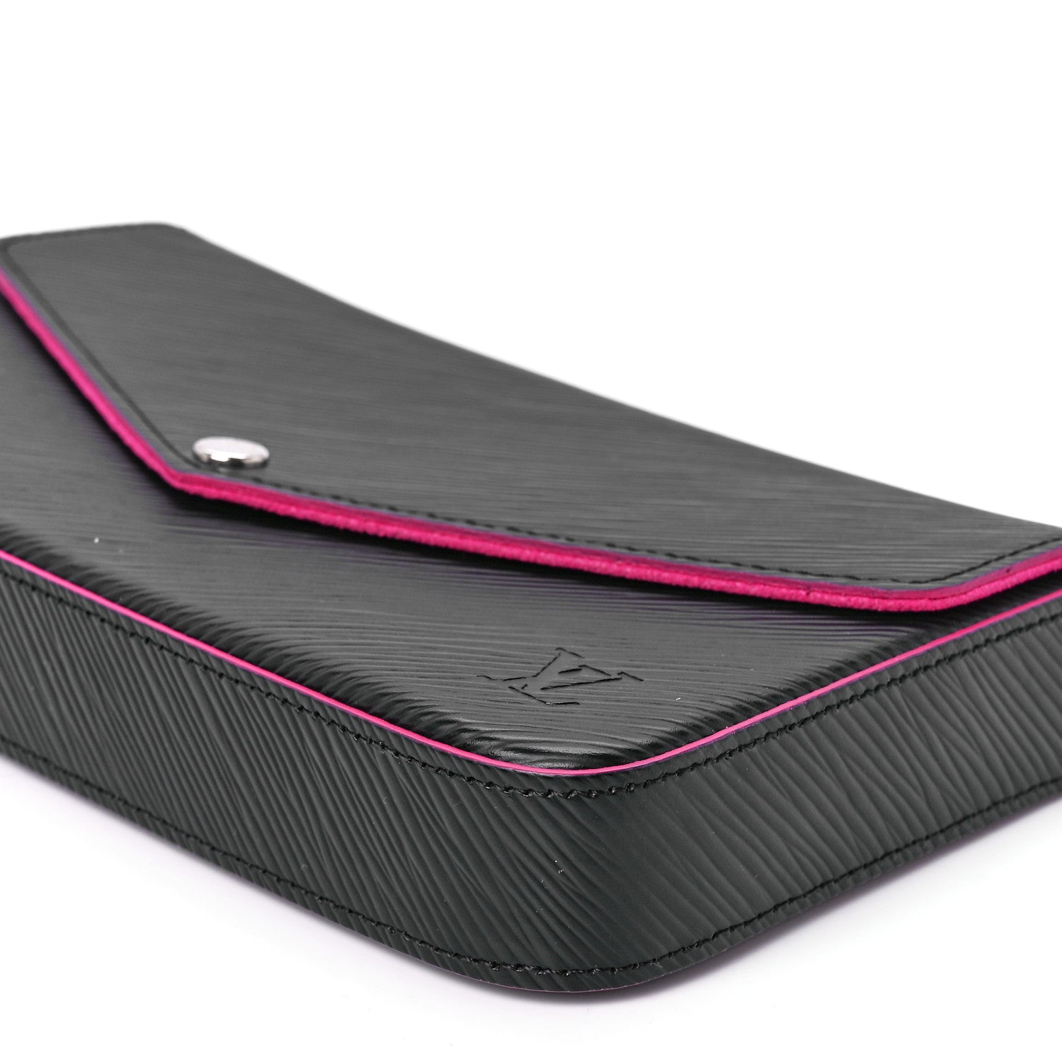 Louis Vuitton Epi Pochette Felicie Black Hot Pink 17 of 17