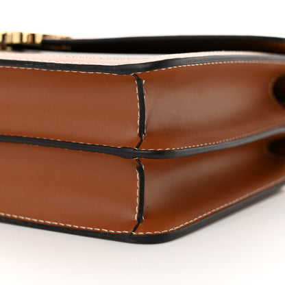 Celine Triomphe Canvas Calfskin Enveloppe Bag Tan 11 of 11