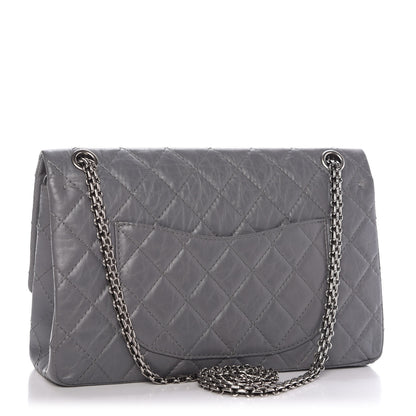 Chanel Aged Calfskin Quilted 2.55 Reissue 226 Flap Grey 3 of 9