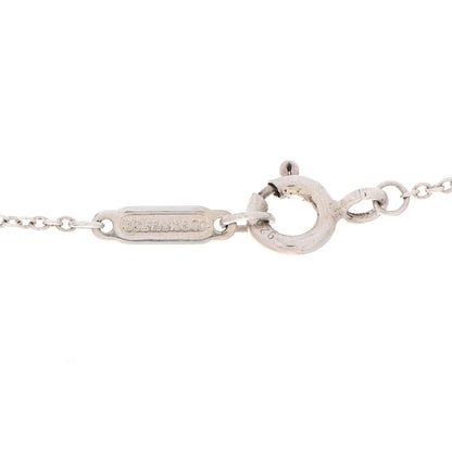 Tiffany Sterling Silver Pearl Ziegfeld Drop Pendant Necklace 4 of 5
