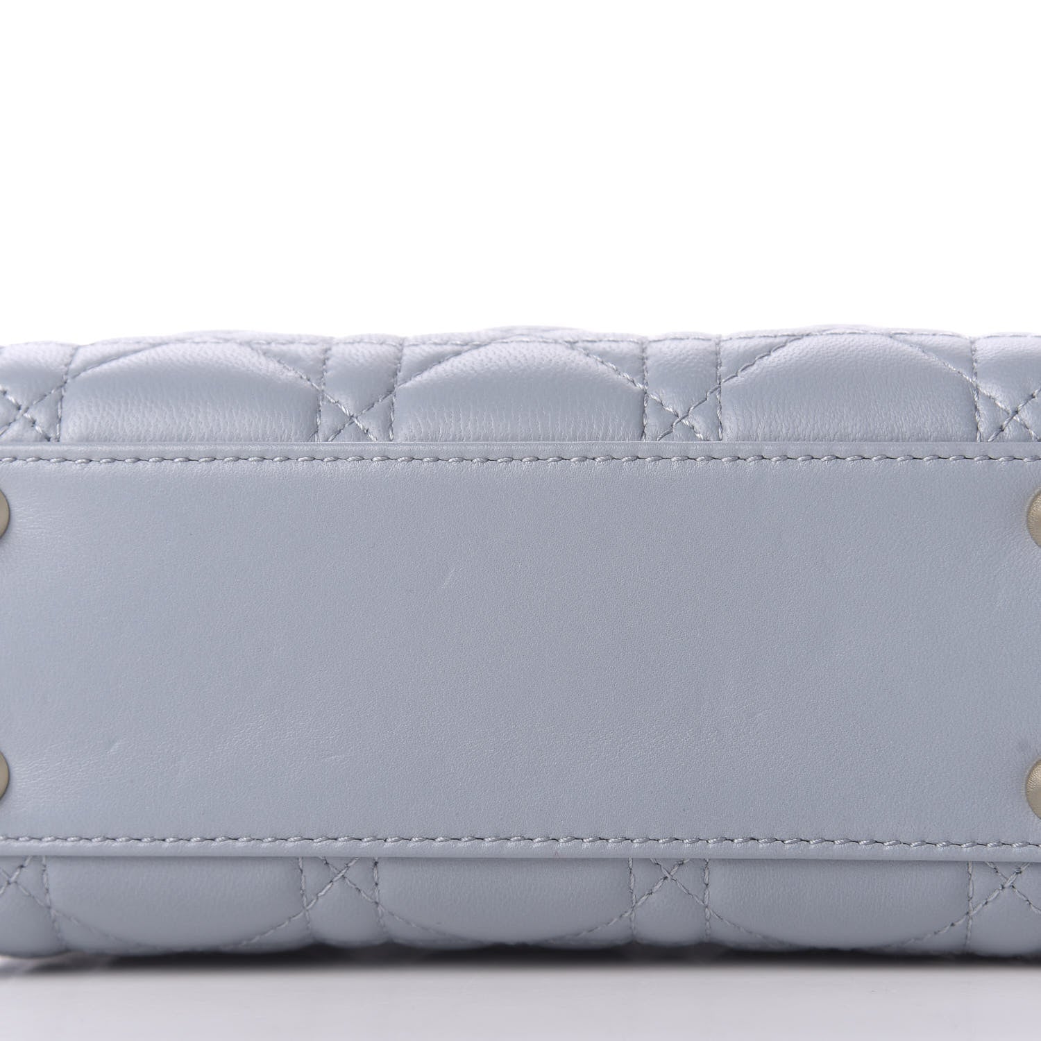 Christian Dior Lambskin Cannage Mini Lady Dior Sky Blue 8 of 11