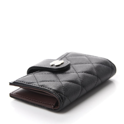 Chanel Caviar Quilted Small Classic Wallet Black 4 of 9
