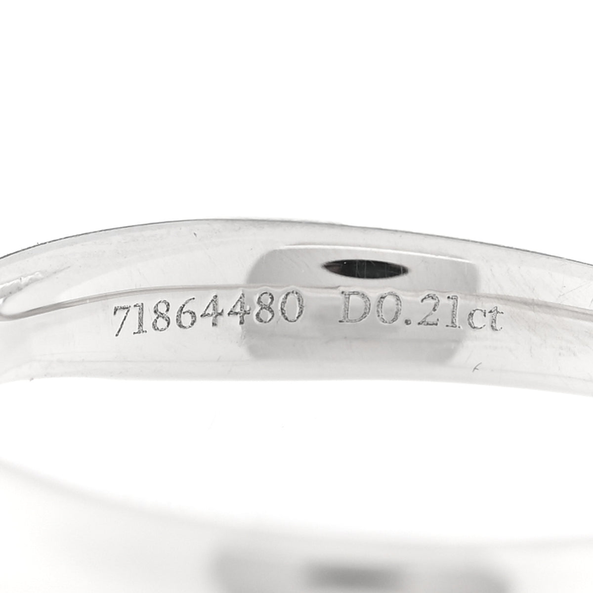 Tiffany Platinum Diamond .21ct Harmony Solitaire Engagement Ring 48 4.5 6 of 6