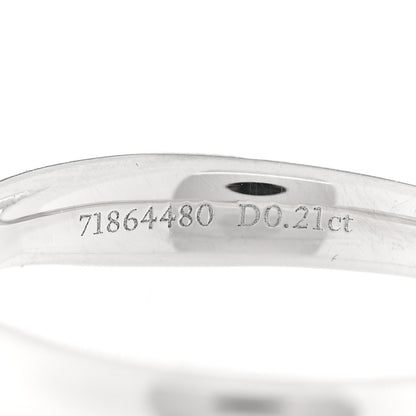 Tiffany Platinum Diamond .21ct Harmony Solitaire Engagement Ring 48 4.5 6 of 6