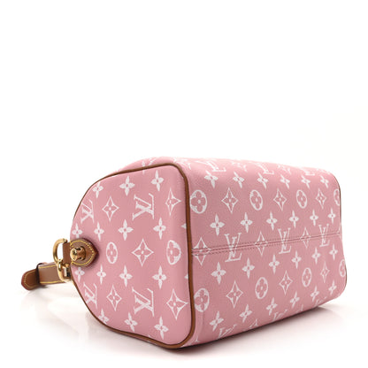 Louis Vuitton Calfskin Monogram Speedy P9 Bandouliere 25 Pink Sakura 6 of 11