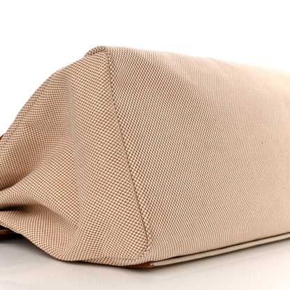 Hermes Criss Viking Vache Hunter Herbag Cabin Zip Retourne 50 Ecru Beige Naturel 10 of 17