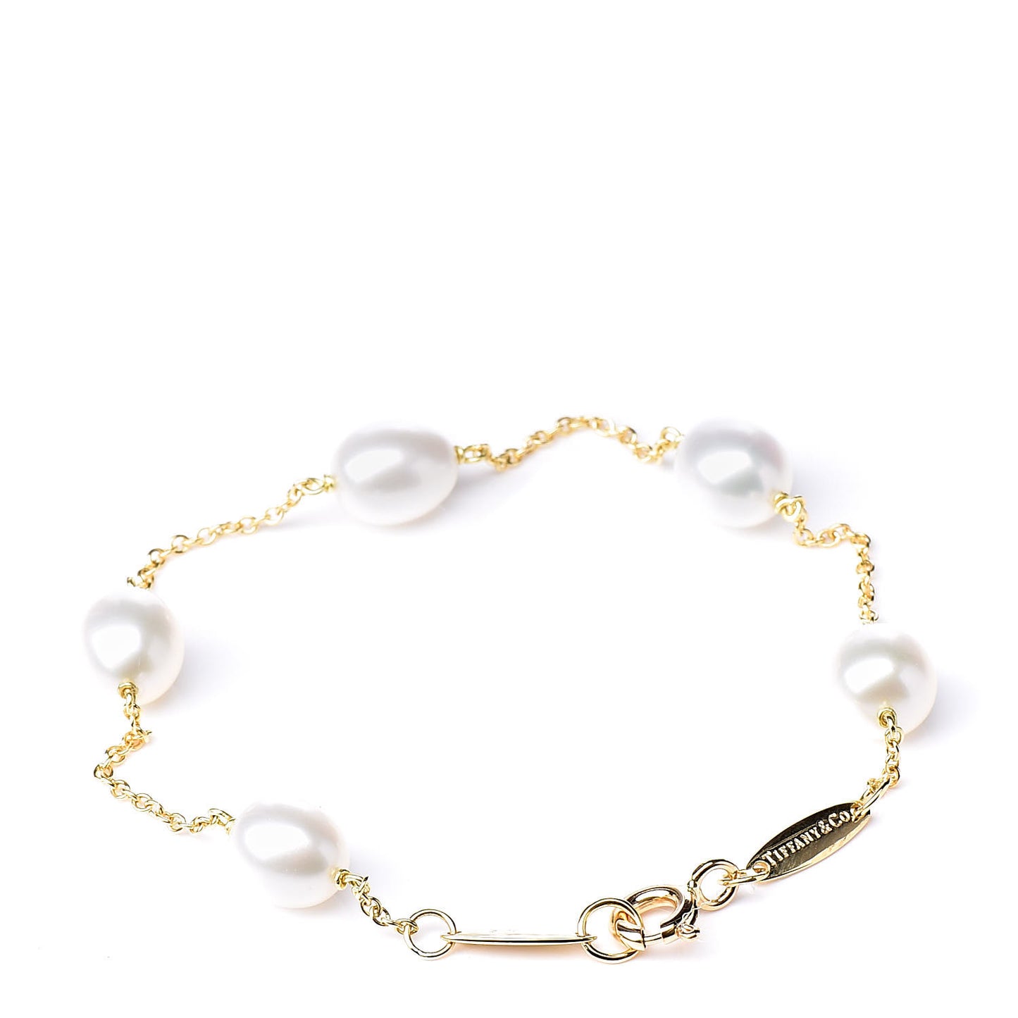 18K Yellow Gold Pearl 6-6.5mm Elsa Peretti Pearls By The Yard Bracelet