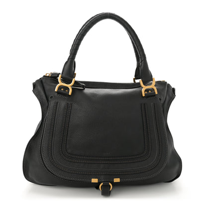Chloe Calfskin Medium Marcie Satchel Black 1 of 13