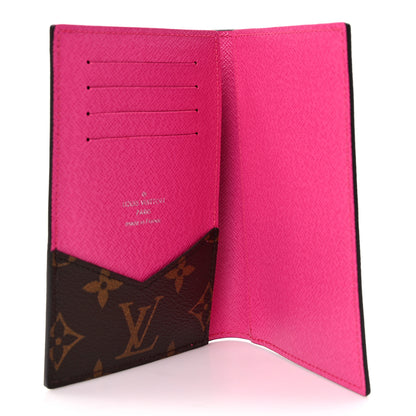 Louis Vuitton Monogram Macassar Passport Cover Fuchsia 4 of 5