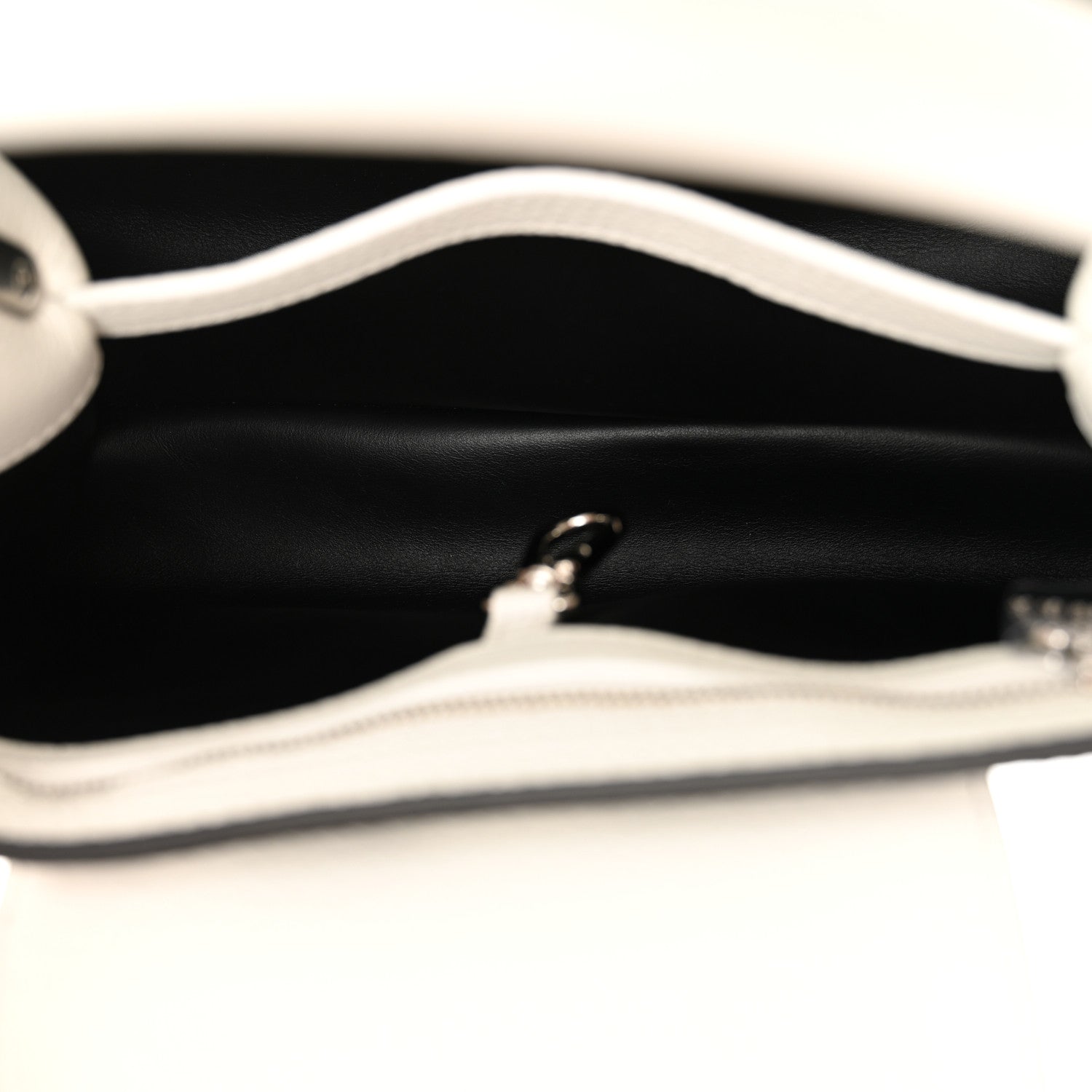 Louis Vuitton LV X YK Taurillon Psychedelic Capucines MM Black White 6 of 10