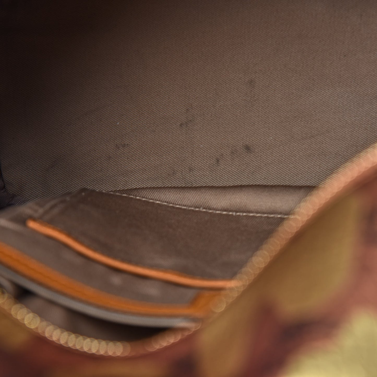 Metallic Visetos Leopard Print Small Stark Backpack Cognac