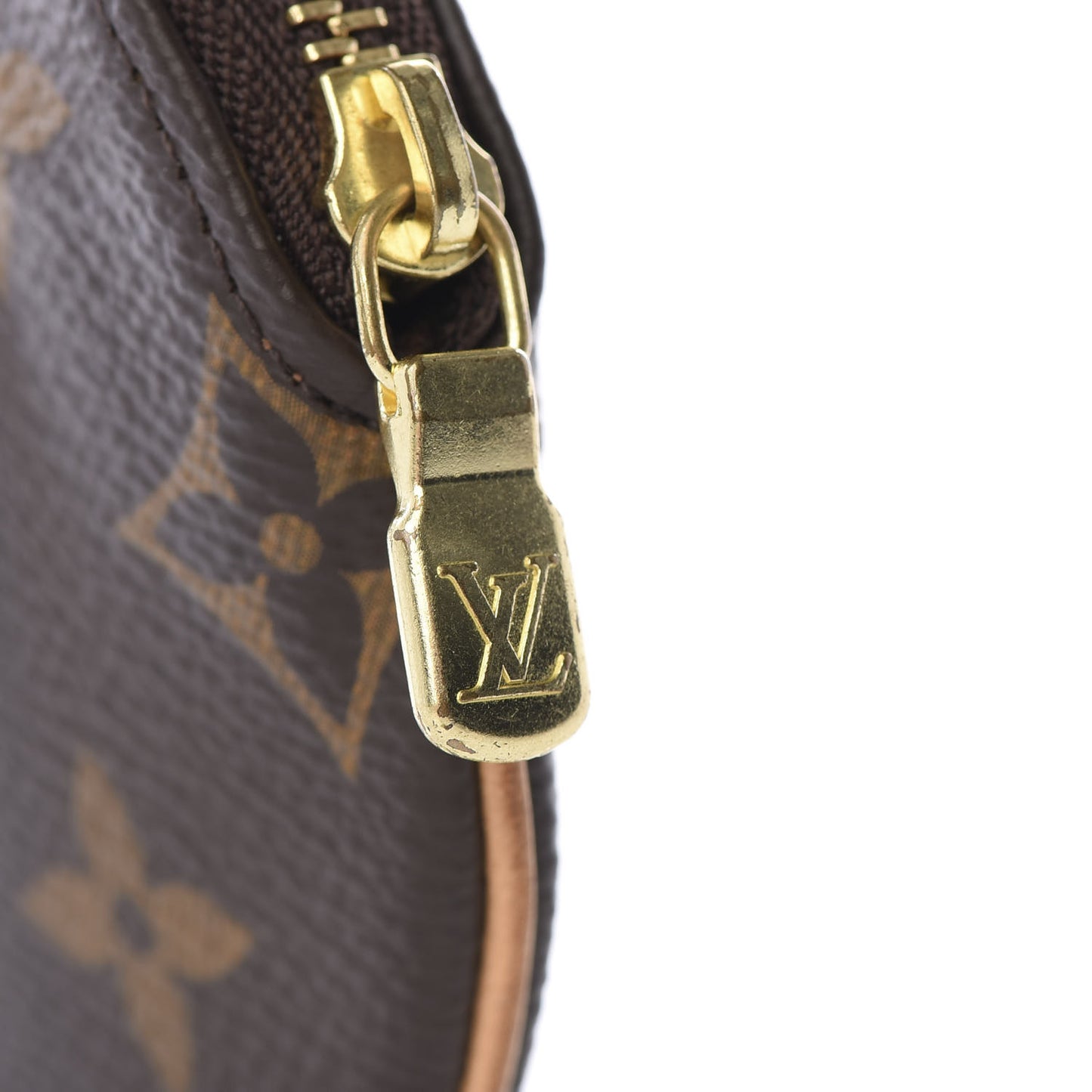 Monogram Round Coin Purse