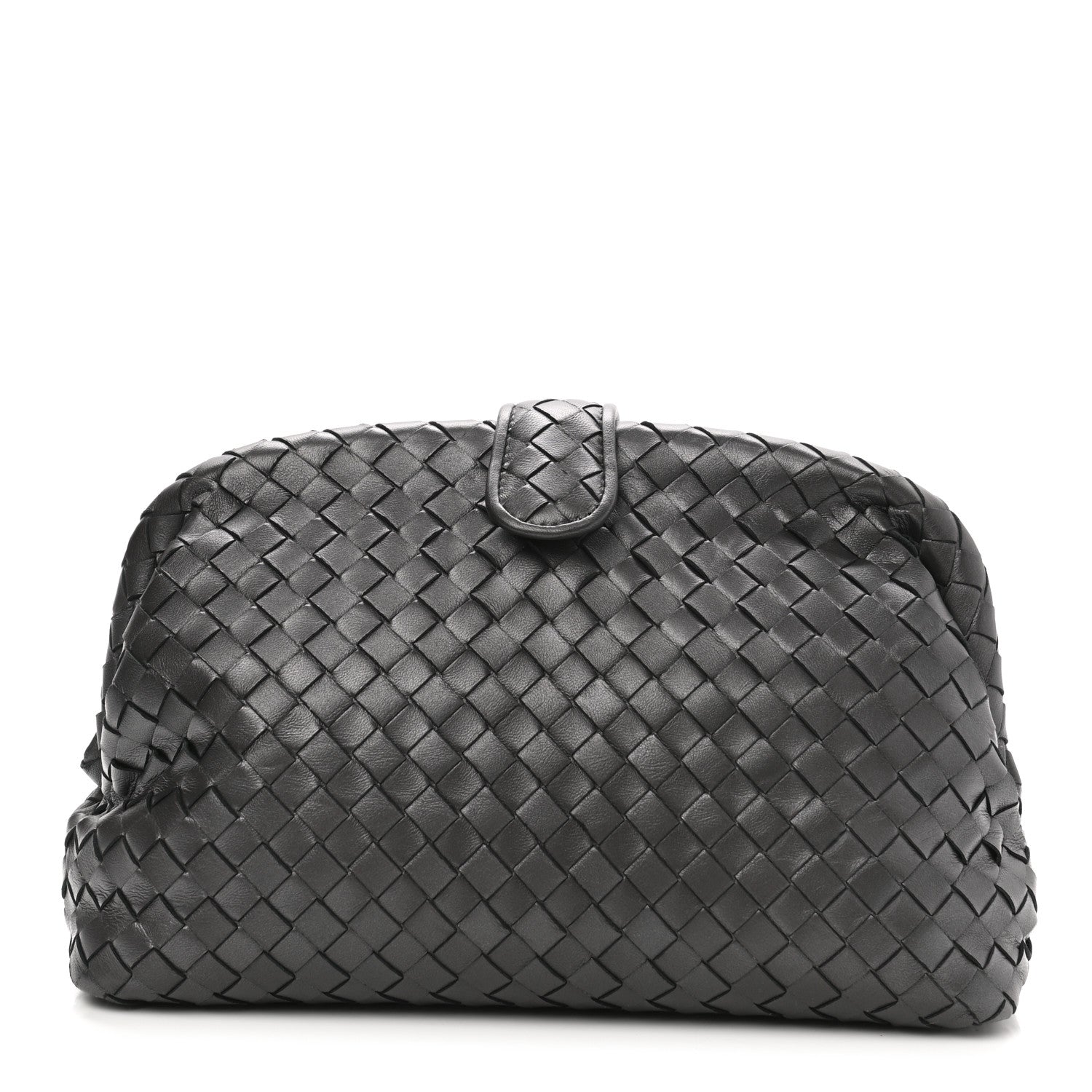 Bottega Veneta Nappa Intrecciato The Lauren 1980 Clutch Ebano 1 of 7