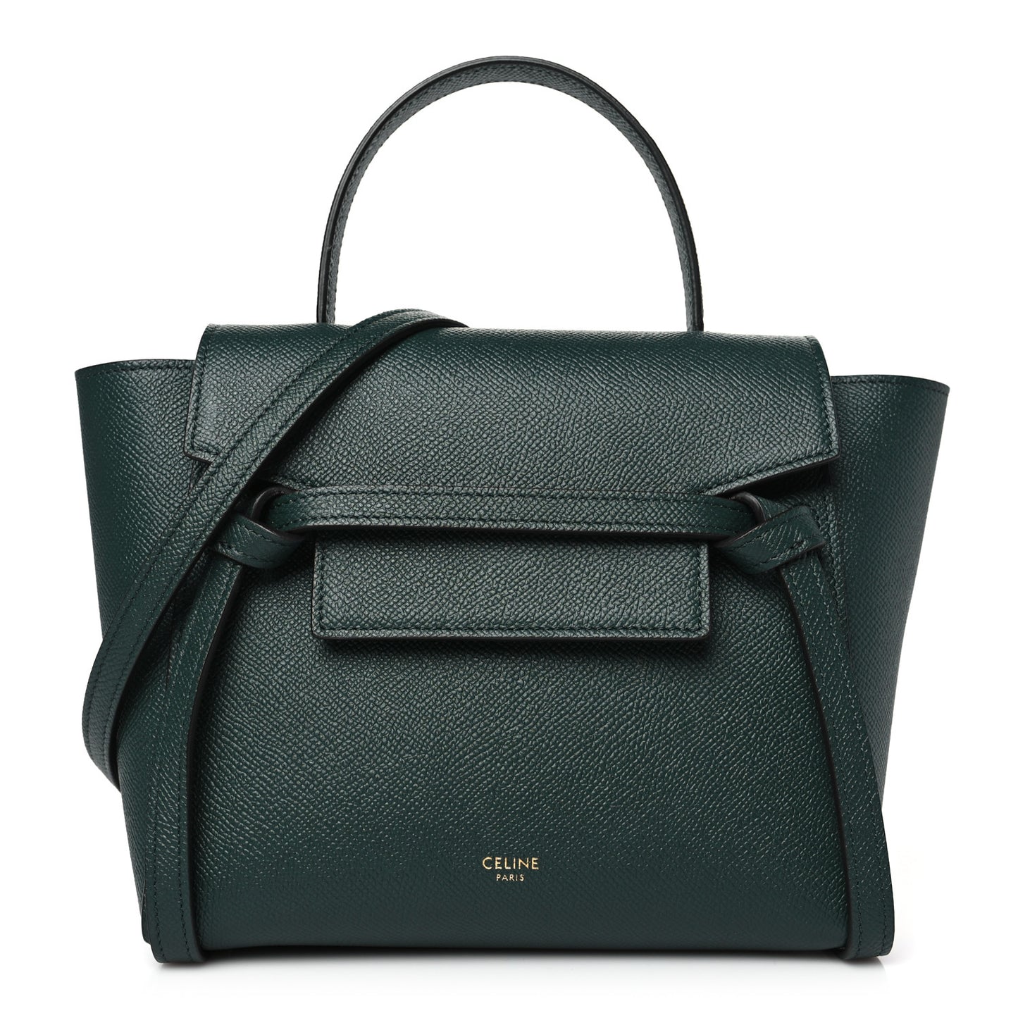 Grained Calfskin Nano Belt Bag Amazone