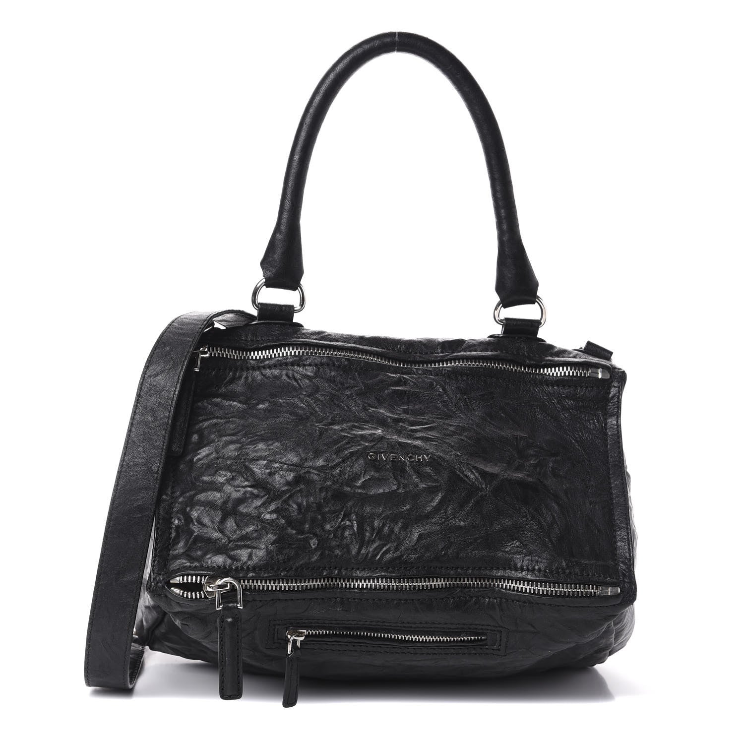 Givenchy Tumbled Sheepskin Medium Pandora Bag Black 1 of 9