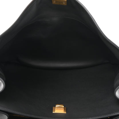 Balenciaga Natural Smooth Calfskin Medium Rodeo Top Handle Handbag Black 5 of 12