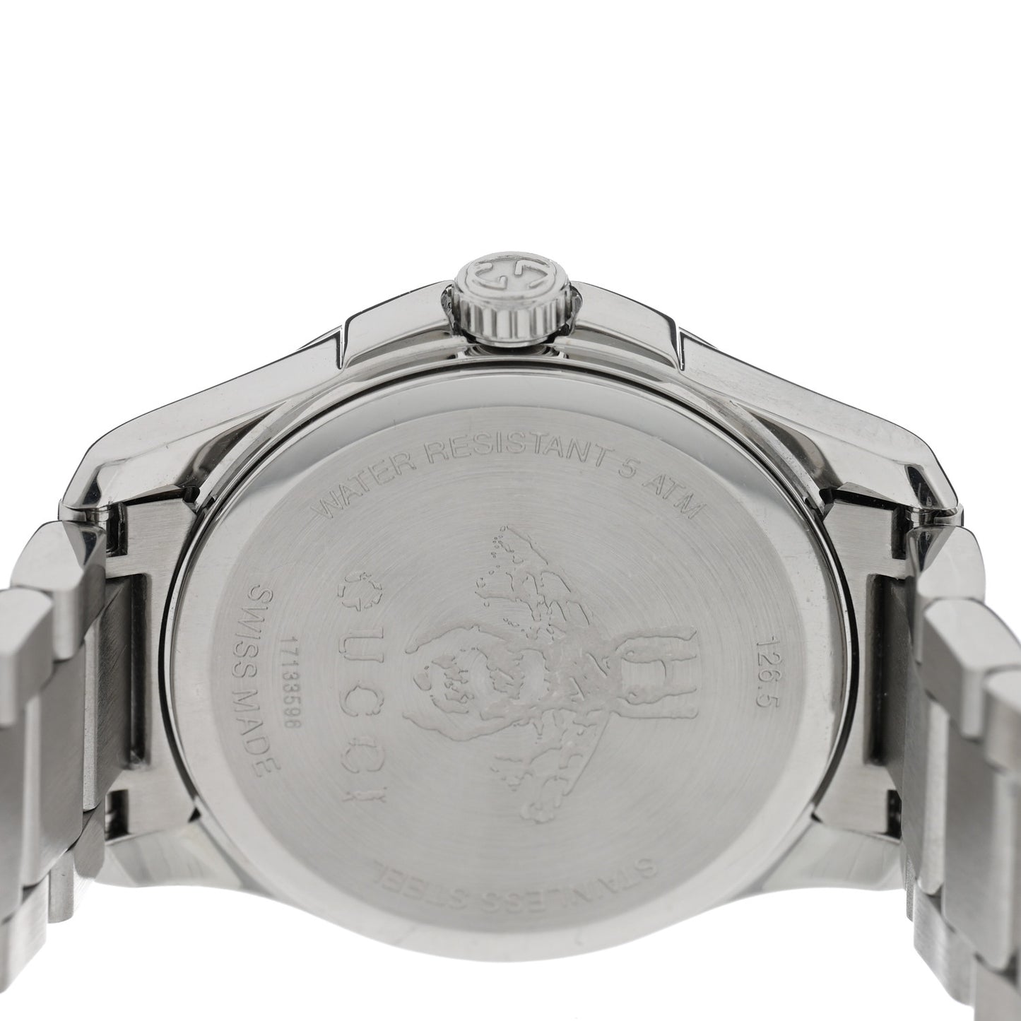 Stainless Steel 27mm G-Timeless Charm Quartz Watch Black