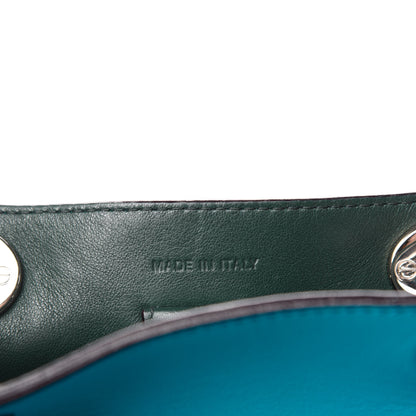 Christian Dior Smooth Calfskin Large Diorissimo Tote Turquoise 9 of 10