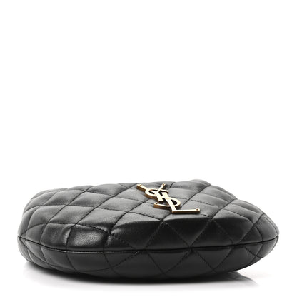 Saint Laurent Lambskin Quilted Icarino Bag Black 4 of 10