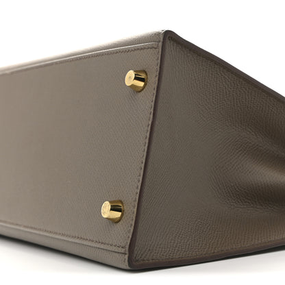 Hermes Epsom Kelly Sellier 28 Etain 10 of 18
