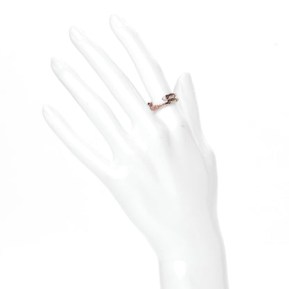 Chanel 18K Beige Gold Diamond Coco Crush Toi et Moi Ring 51 5.75 2 of 6