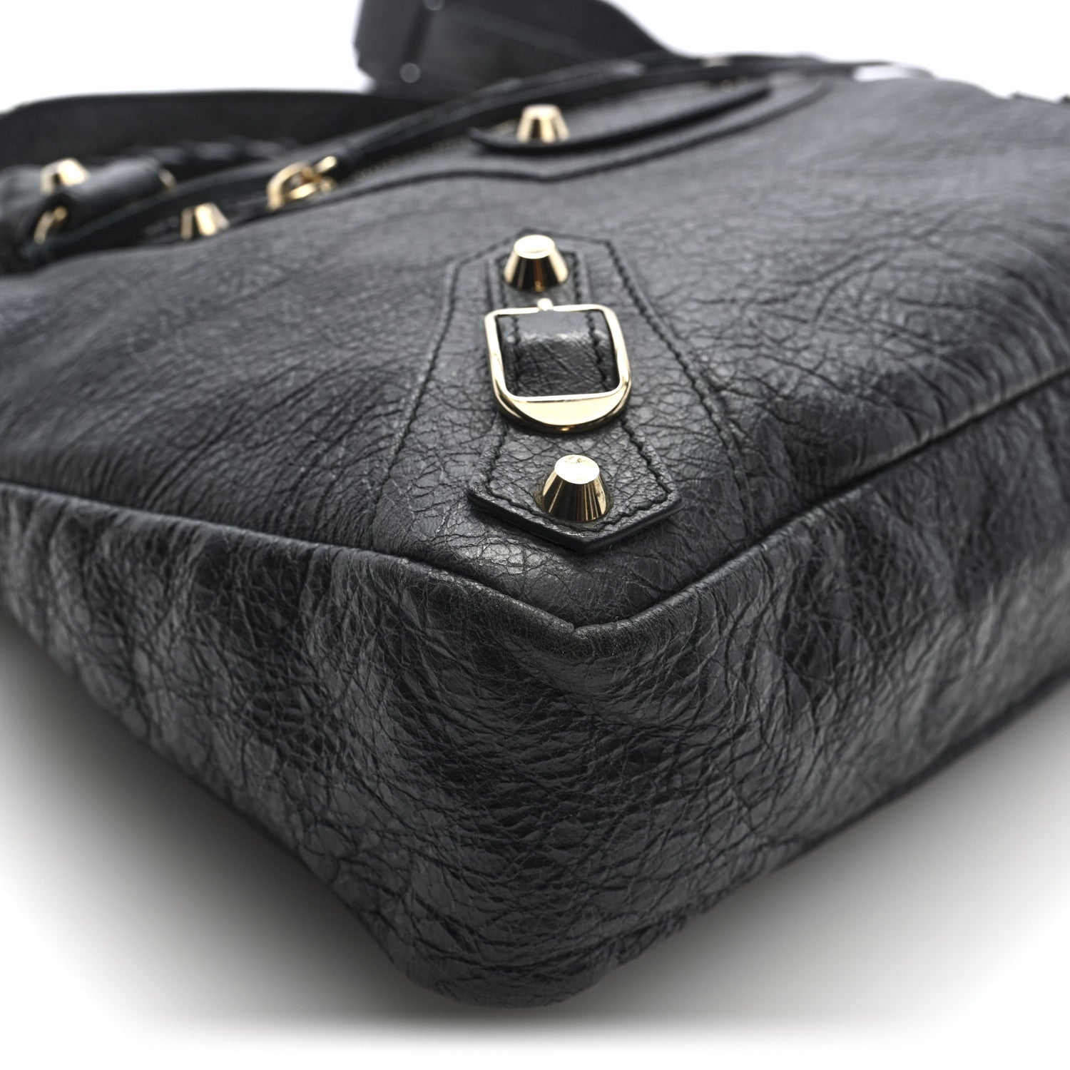 Balenciaga Agneau Classic Gold Hardware Town Black 9 of 10
