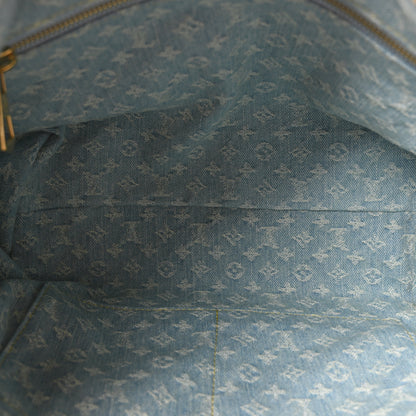 Louis Vuitton Monogram Denim CarryAll PM Sky Blue 6 of 10