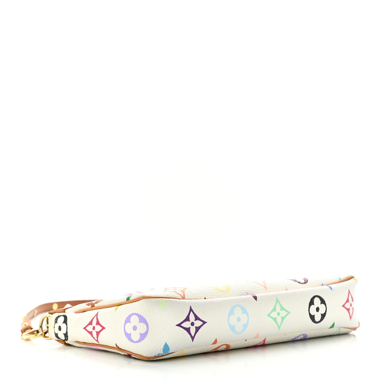 Monogram Multicolor Pochette Accessories White
