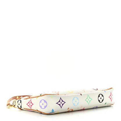Louis Vuitton Monogram Multicolor Pochette Accessories White 4 of 13