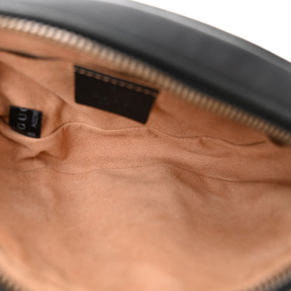 Gucci Calfskin Matelasse GG Marmont Belt Bag 95 38 Black 5 of 10