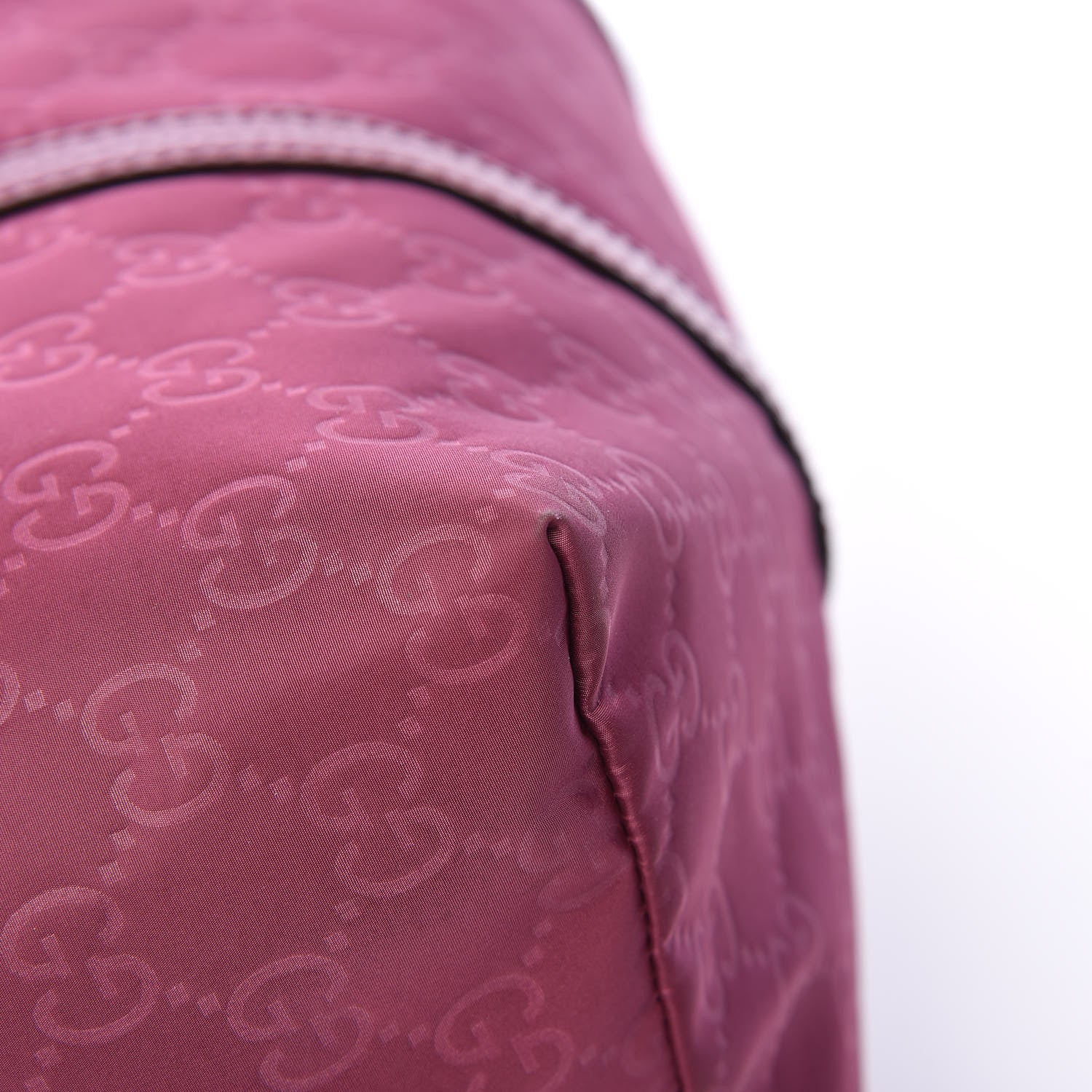 Gucci Nylon Monogram Dollar Calfskin Tote Peonia Flower 13 of 14
