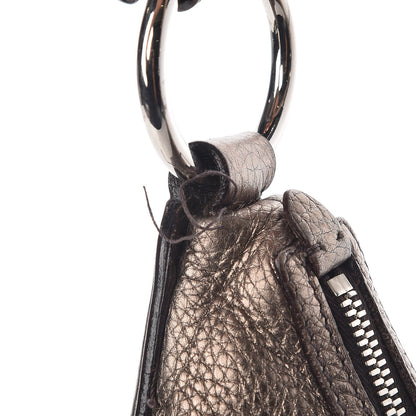 Prada Metallic Vitello Daino Hobo 10 of 11