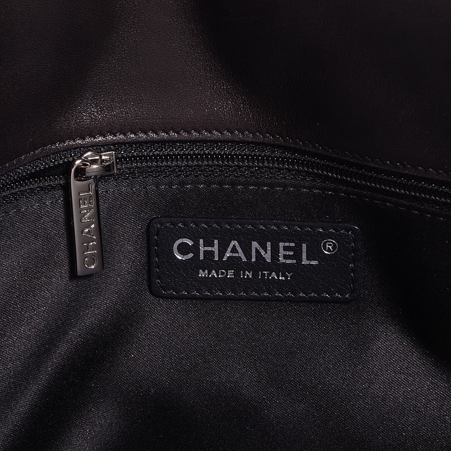 Lambskin Quilted Maxi 3 Flap Black