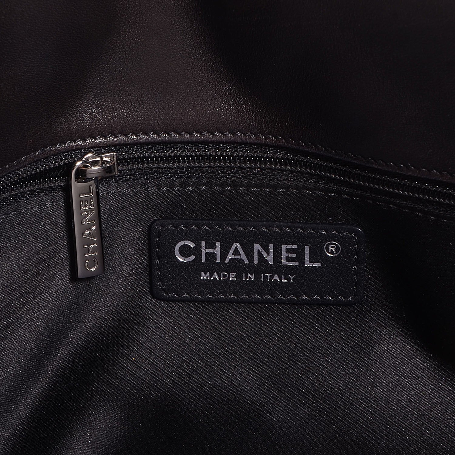 Chanel Lambskin Quilted Maxi 3 Flap Black 6 of 8