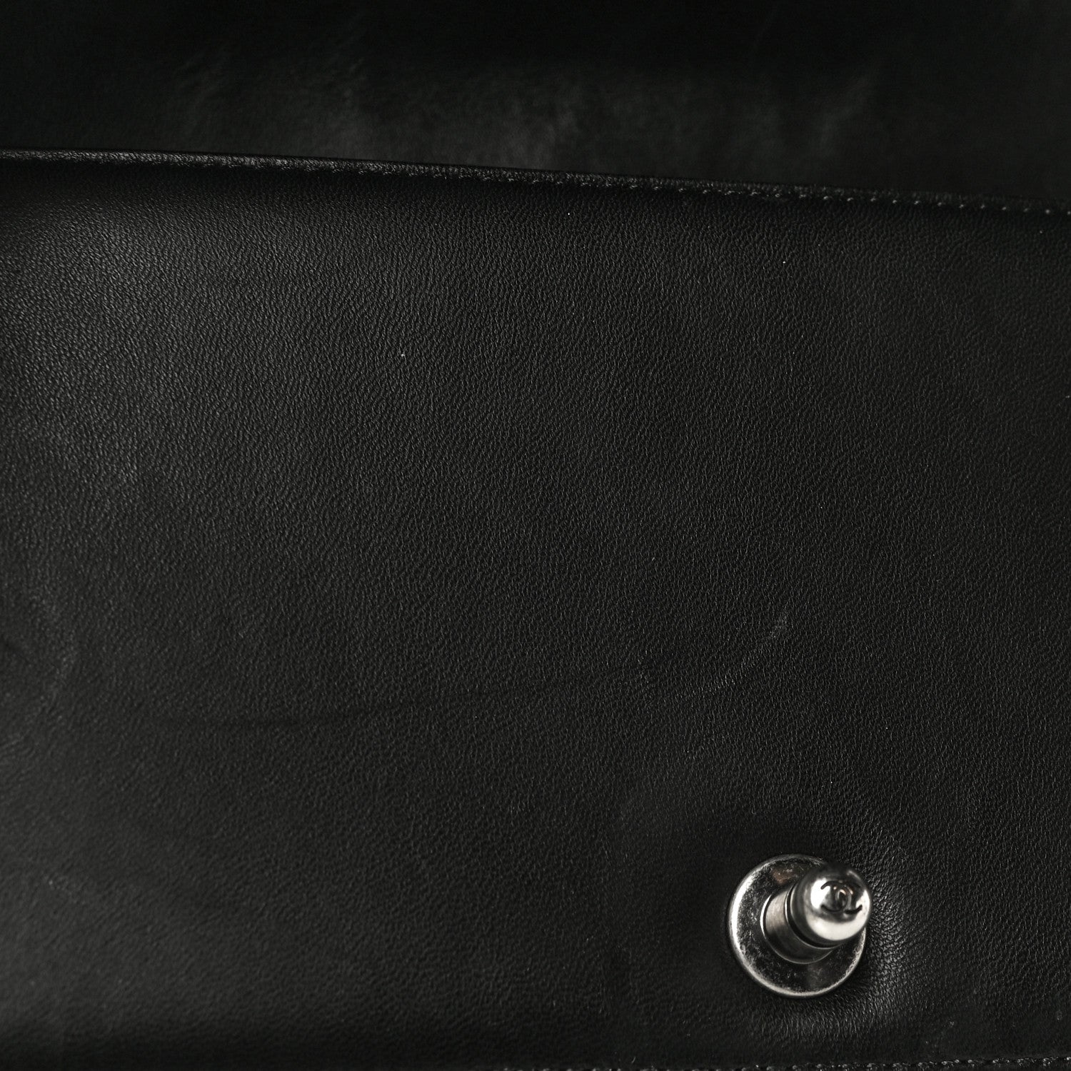 Chanel Lambskin Quilted Medium Boy Flap Black 14 of 15