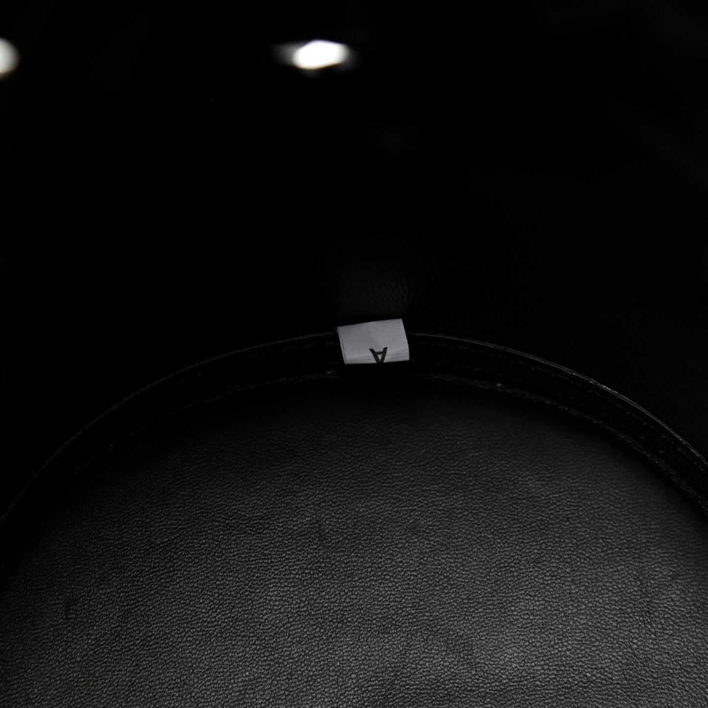 Vitello Intreccio Bucket Bag Black