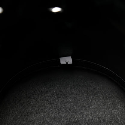 Prada Vitello Intreccio Bucket Bag Black 8 of 11