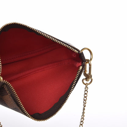 Louis Vuitton Damier Ebene Mini Pochette Accessories 5 of 6