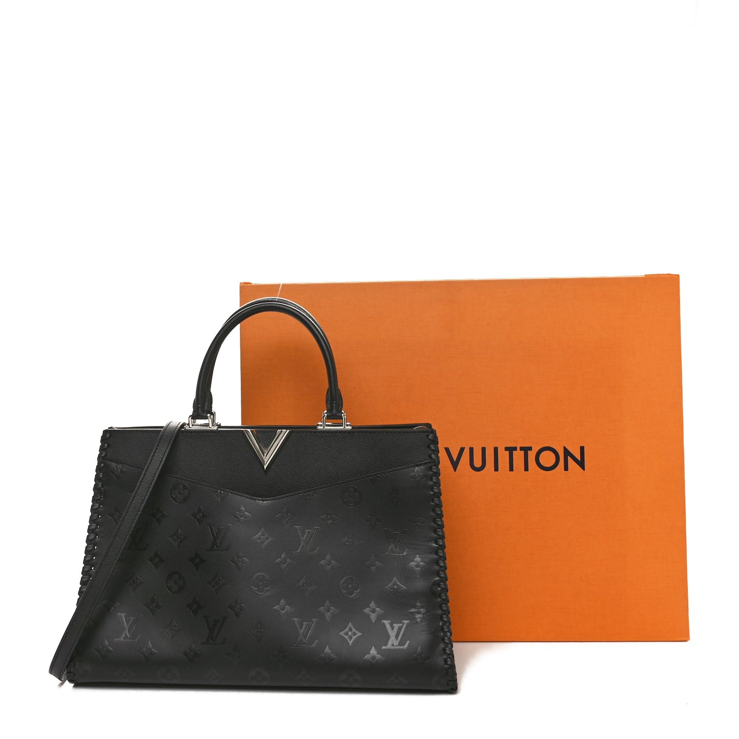 Monogram Cuir Plume Very Zipped Tote
