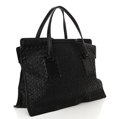 Bottega Veneta Nappa Intrecciato Tote Black 2 of 10