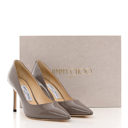 Jimmy Choo Patent Romy 85 Pumps 36 Opal Grey 8 of 8