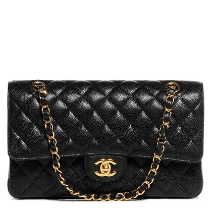 Chanel Caviar Quilted Medium Double Flap Black 1 of 8