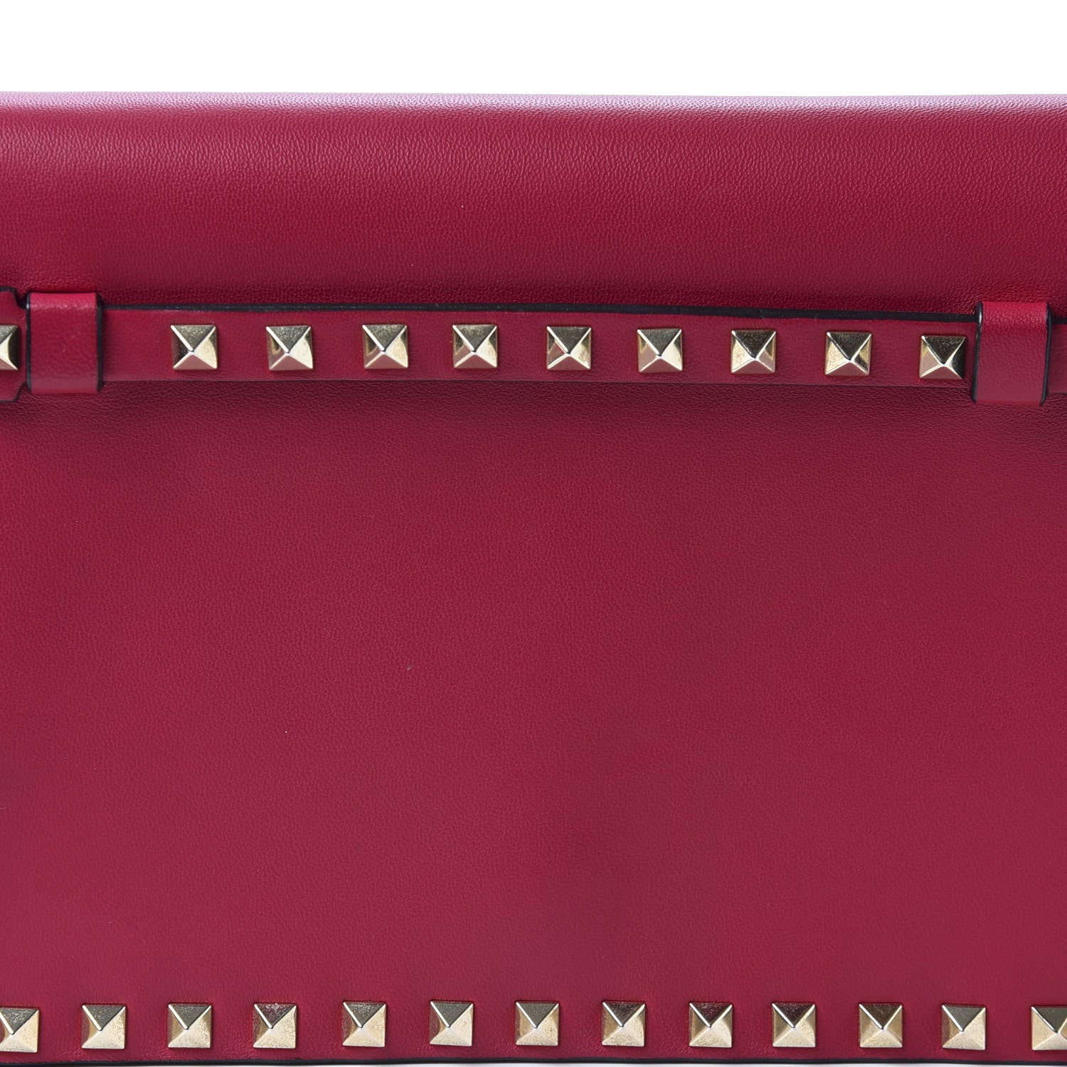 Valentino Garavani Nappa Rockstud Wristlet Clutch Cyclamin 8 of 8
