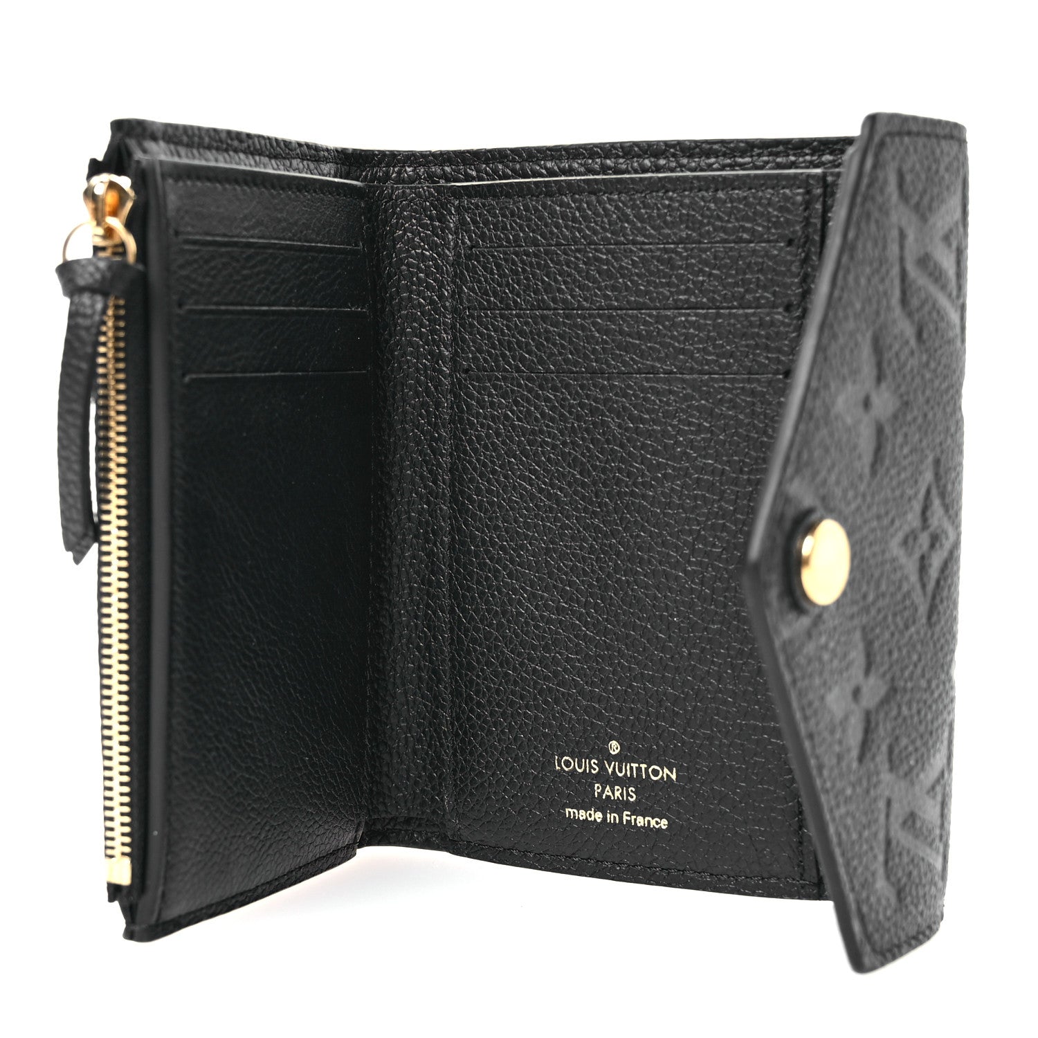 Louis Vuitton Empreinte Victorine Wallet Black 5 of 6