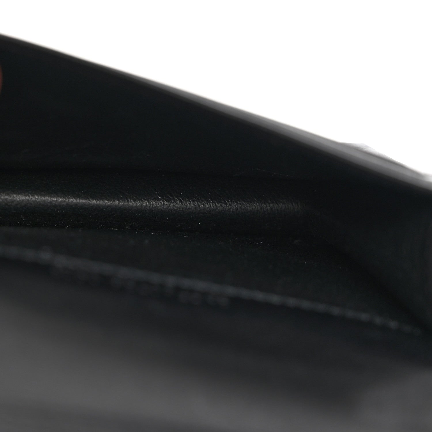 Saint Laurent Shiny Lambskin Logo Carre Zipped Card Case Black 5 of 7