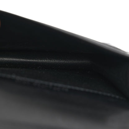Saint Laurent Shiny Lambskin Logo Carre Zipped Card Case Black 5 of 7