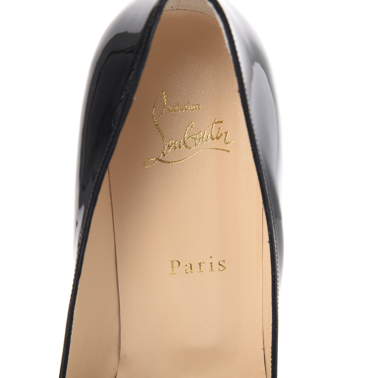 Christian Louboutin Patent Cadrilla 70 Pumps 40.5 Black 6 of 8
