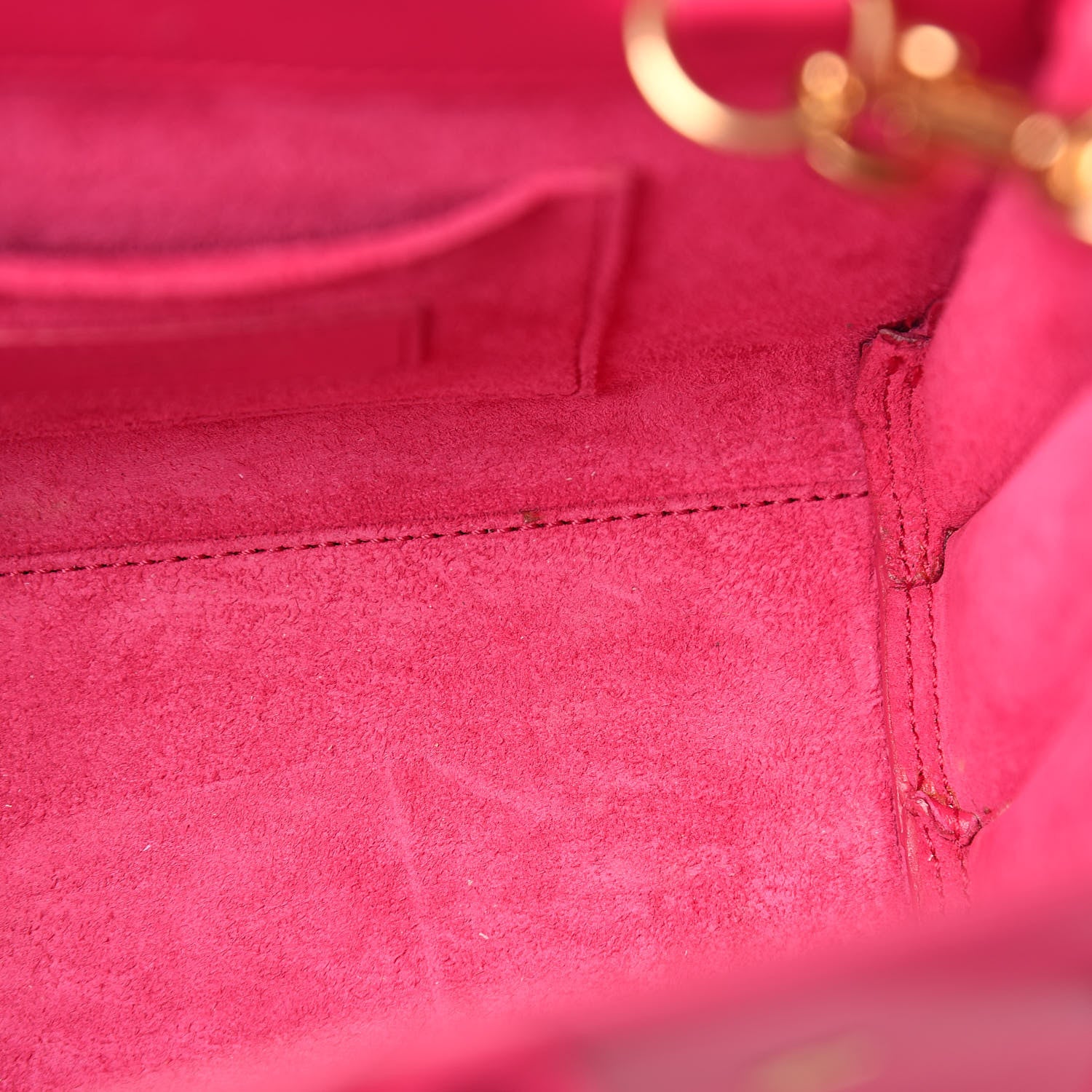 Saint Laurent Calfskin Nano Sac De Jour Lipstick Fuchsia 7 of 13